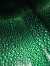 Kunstleder 3D Wassertropfen Grün